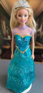 Barbie prinsessenjurk en kroontje, Ophalen of Verzenden, Gebruikt, Barbie