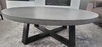 Salontafel beton, Huis en Inrichting, Tafels | Salontafels, Overige materialen, 100 tot 150 cm, Rond, Zo goed als nieuw