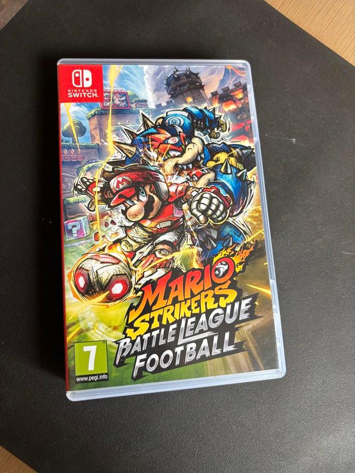 Mario Strikers Battle League Football - Switch z.g.a.n., Spelcomputers en Games, Games | Nintendo Switch, Zo goed als nieuw, Sport