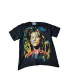 90s Vintage Bon Jovi Rare allover graphic t-shirt, Kleding | Heren, T-shirts, Enterprise, Zwart, Maat 56/58 (XL), Ophalen of Verzenden
