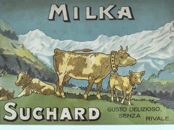 litho - Koeien in wei 1907 Chocolade Milka Retro  beschikbaar voor biedingen