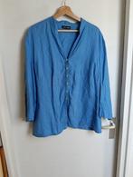 Kimono achtige bloesjas, Blauw, Maat 42/44 (L), Ophalen of Verzenden, Zo goed als nieuw