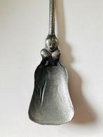 Antieke tinnen lepel met engeltje, Antiek en Kunst, Ophalen of Verzenden