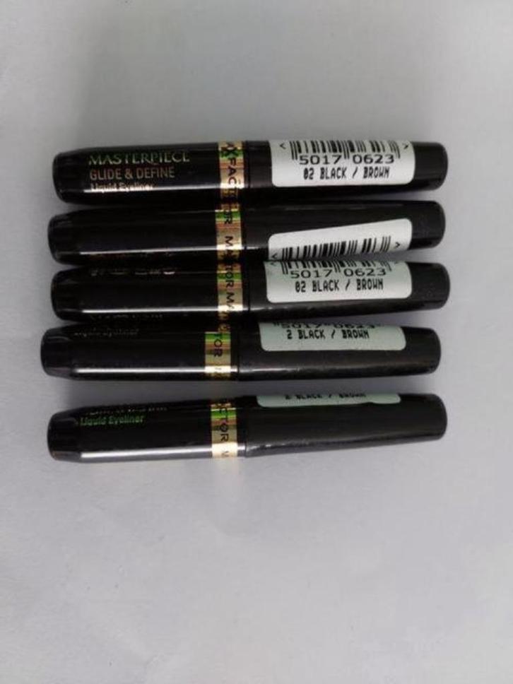 5 Nieuwe max factor eyeliners (advr 270), Sieraden, Tassen en Uiterlijk, Uiterlijk | Cosmetica en Make-up, Nieuw, Make-up, Ogen