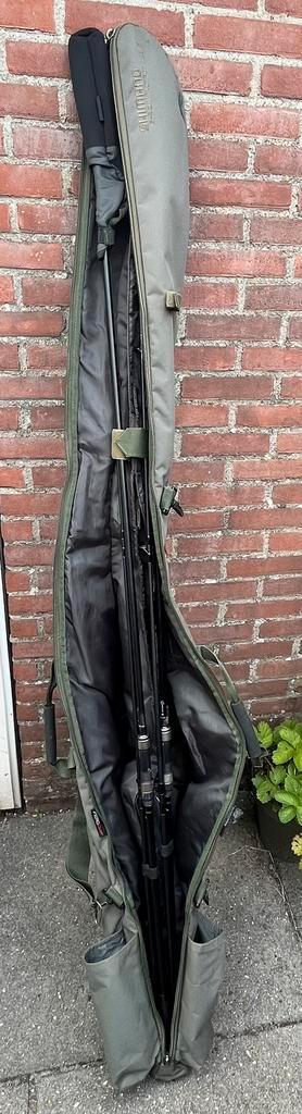 2x Fox Warrior S 12ft 3lbs in Shimano Foudraal beschikbaar voor biedingen