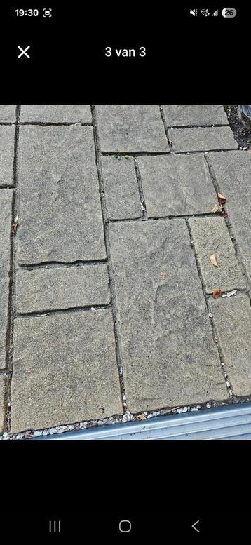 Wildverband Terrastegels - 24m2 - ZGAN beschikbaar voor biedingen