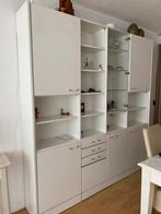 Mooie grote ruime witte wandkast, Huis en Inrichting, Ophalen, 200 cm of meer, Zo goed als nieuw, 25 tot 50 cm