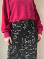 Vintage maxi glitter rok, S/M. 90s 00s zilver festival party, Overige kleuren, Verzenden, Vintage, Maat 36 (S)
