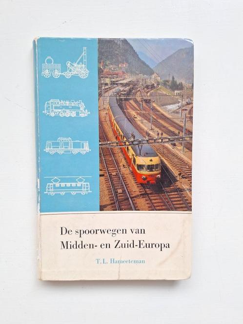Boek De Spoorwegen van Midden- en Zuid-Europa 1965, Verzamelen, Spoorwegen en Tramwegen, Gebruikt, Trein, Overige typen, Ophalen of Verzenden