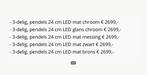 LDM Vector Tavola hanglamp 3-delig, Zo goed als nieuw, Glas, 75 cm of meer, Ophalen