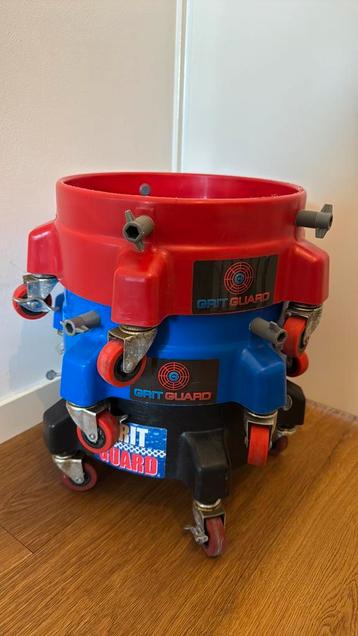 Set van 3x rolonderstel voor Grit Guard Emmer 5  zwenkwielen beschikbaar voor biedingen