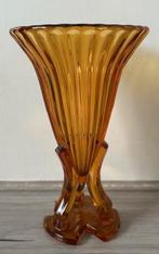 Art Deco Rocket vaas Czech glass 1930's, Ophalen of Verzenden