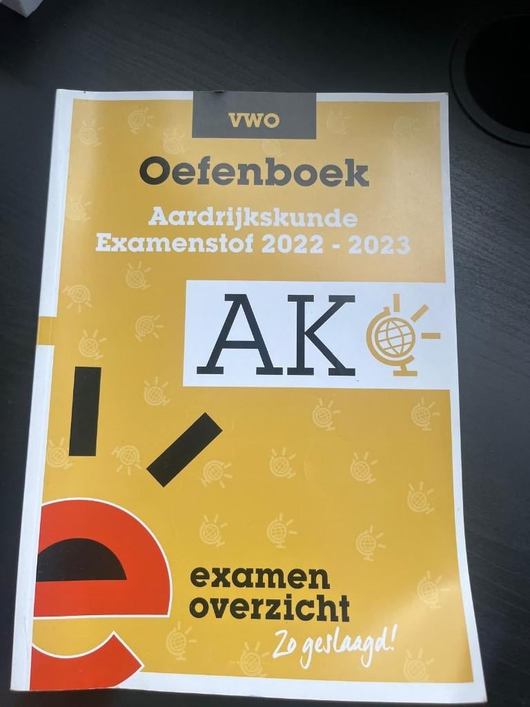 VWO ExamenOverzicht oefenboek/samenvatting, Overige vakken, VWO, Ophalen of Verzenden, ExamenOverzicht