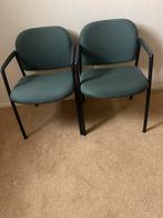 2 Nette Bureau/Kantoor Stoelen, Huis en Inrichting, Stoelen, Ophalen of Verzenden, Gebruikt, Stof, Twee