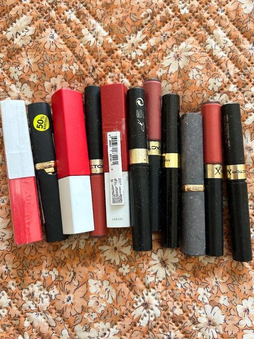 Lippenstift van diverse merken als maybelline en max factor, Sieraden, Tassen en Uiterlijk, Uiterlijk | Cosmetica en Make-up, Nieuw