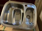 RVS Keuken Wasbak, Huis en Inrichting, Keuken | Complete keukens, Ophalen, Gebruikt, Overige typen, Grijs