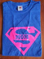 T shirt Super Mom mt S, Blauw, Ophalen of Verzenden, Zo goed als nieuw, Maat 36 (S)