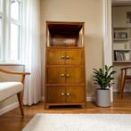 Vintage houten kast / leggerkast / opbergkast, Kinderen en Baby's, Kinderkamer | Commodes en Kasten, Ophalen, Gebruikt, 50 tot 70 cm