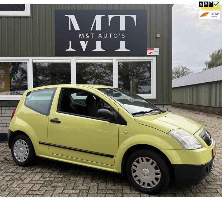 Citroen C2 1.1i Furio NAP TREKHAAK APK JULI 2026, Auto's, Citroën, Bedrijf, Te koop, C2, ABS, Airbags, Airconditioning, Centrale vergrendeling