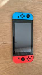 Nintendo switch met doos, Ophalen of Verzenden, Zo goed als nieuw, Met 2 controllers, Switch Original