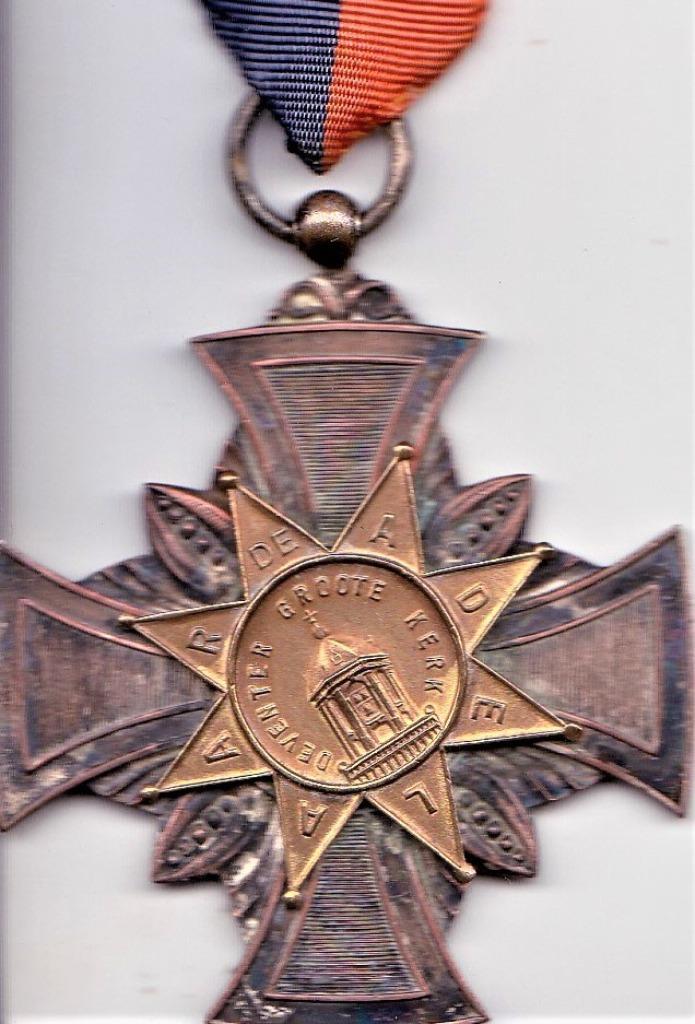 DEVENTER GROOTE KERK DE ADELAAR 7/8 - 9 - `35, Postzegels en Munten, Penningen en Medailles, Overige materialen, Ophalen of Verzenden