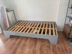 Bed 120 cm breed, Huis en Inrichting, Slaapkamer | Bedden, Ophalen, Wit, Zo goed als nieuw, Twijfelaar