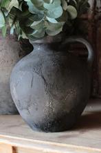 Kruik met oor 'black', Huis en Inrichting, Woonaccessoires | Overige, Nieuw, Ophalen of Verzenden, Info@jufbrocante.nl, Juf Brocante