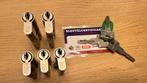 5 Pfaffenhain Abus Wavy line Pro SKG*** 3 sterren cilinders, Ophalen of Verzenden, Zo goed als nieuw, Rvs, Overige typen