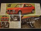Brochure Alfa Romeo Alfasud TI 1974, Ophalen of Verzenden, Zo goed als nieuw, Alfa Romeo