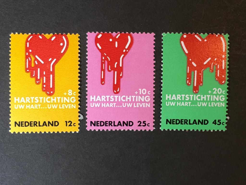i62-975pf Nederland 1970 - NVPH 975 tm 977 - postfris, Ophalen of Verzenden, Na 1940, Postfris