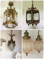 8 zeldzaam antieke hallampen, Antiek en Kunst, Antiek | Lampen, Ophalen