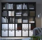 Kallax IKEA vakkenkast 25vaks zwartbruin, Huis en Inrichting, Kasten | Wandmeubels, Ophalen, Met plank(en), Gebruikt, 150 tot 200 cm