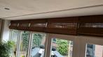 Bamboe vouwgordijnen, Huis en Inrichting, Stoffering | Gordijnen en Lamellen, Bruin, Zo goed als nieuw, 150 tot 200 cm, 50 tot 100 cm