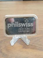 Argor Heraeus SA, philswiss club, 1 oz .999 zilver (3-9), Postzegels en Munten, Ophalen of Verzenden, Zilver