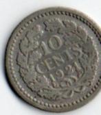 Te koop Zilveren 10 cent 1921, Postzegels en Munten, Munten | Nederland, Zilver, Ophalen of Verzenden, 10 cent, Koningin Wilhelmina