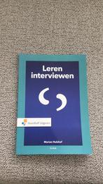 Marian Hulshof - Leren interviewen, Marian Hulshof, Nieuw, Ophalen of Verzenden