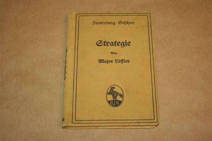 Strategie von Löffler [Sammlung Goschen] Major - 1910, Boeken, Oorlog en Militair, Gelezen, Overige onderwerpen, Tweede Wereldoorlog