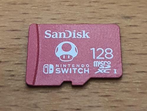 Originele Nintendo Switch 128GB SANDISK MicroSDXC Card, Spelcomputers en Games, Games | Nintendo Switch, Gebruikt, 1 speler, Vanaf 3 jaar