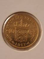 gouden tientje 1917 (ZF), Postzegels en Munten, Munten | Nederland, Goud, Koningin Wilhelmina, Ophalen of Verzenden, 10 gulden