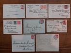 8 x diverse antieke poststukken België en Nederland, Postzegels en Munten, Verzenden, Briefkaart