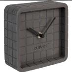 Zuiver - Klokje Cute Concrete - Anthracite, Ophalen of Verzenden, Nieuw