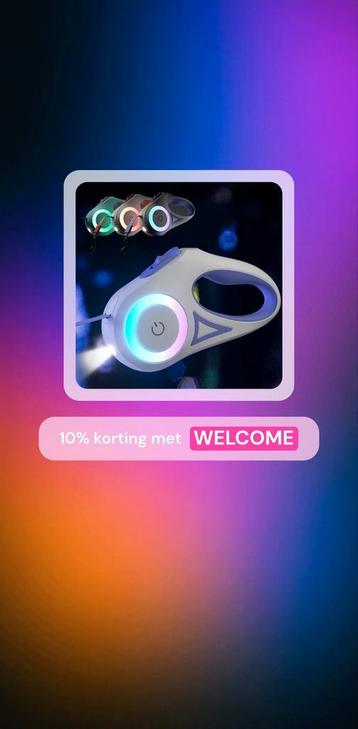 Gave Led halsband en riem! beschikbaar voor biedingen