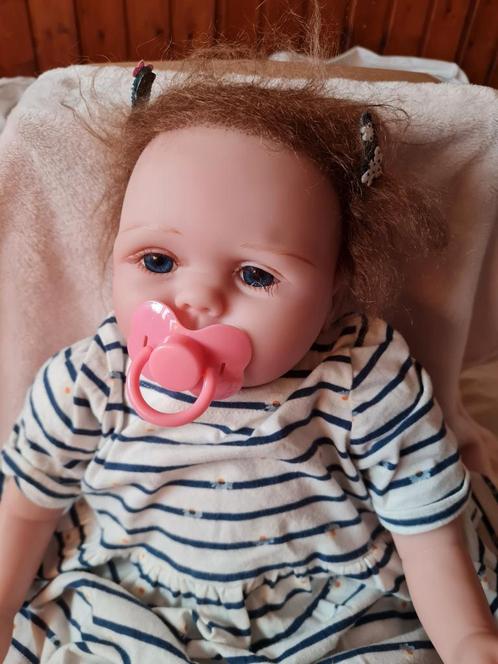 Hele lieve reborn meisjes babypop, Kinderen en Baby's, Speelgoed | Poppen, Zo goed als nieuw, Babypop, Ophalen of Verzenden