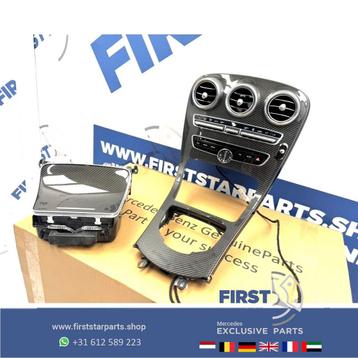 W205 W253 C63 GLC63 AMG CARBON MIDDENCONSOLE C63s GLC63s ori beschikbaar voor biedingen