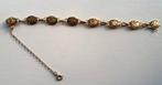 Toledo Damascene Armband met afbeeldingen vogeltjes., Ophalen of Verzenden, Gebruikt, Goud