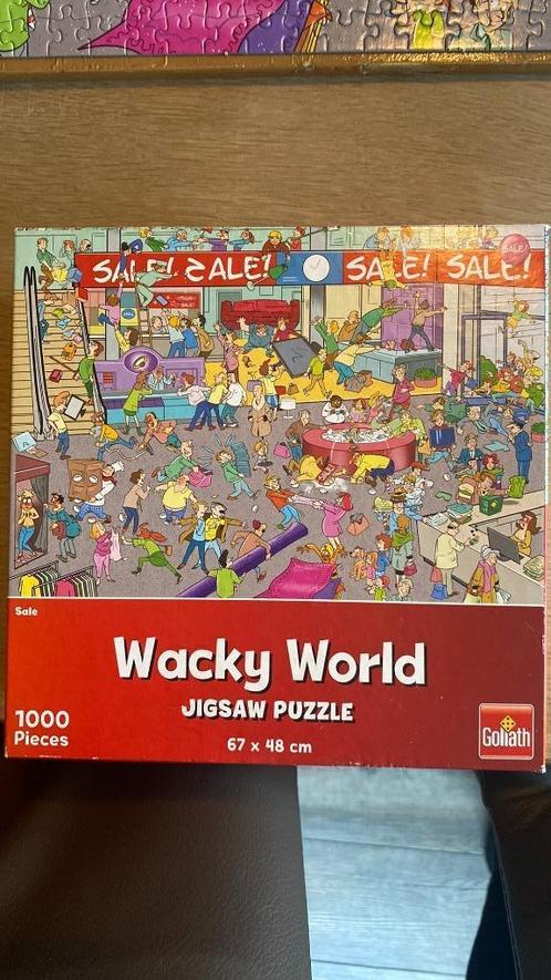 Wacky World legpuzzel 1000 stukjes Sale, Hobby en Vrije tijd, Denksport en Puzzels, Zo goed als nieuw, Legpuzzel, 500 t/m 1500 stukjes