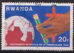 Rwanda 1982 Strijd tegen Tuberculose, Verzenden, Gestempeld, Overige thema's