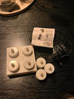 Oplaadbare waxinelichtjes, Overige materialen, Wit, Ophalen of Verzenden, Zo goed als nieuw