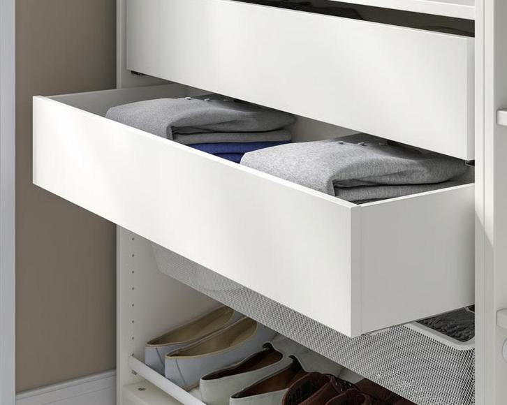 Ikea Komplement PAX lade - wit, Huis en Inrichting, Kasten | Kledingkasten, Zo goed als nieuw, Minder dan 100 cm, 50 tot 100 cm