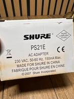 Nieuwe Shure PS21E AC Adapter, Ophalen of Verzenden, Nieuw, Audio